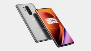 Смартфон OnePlus 8 Pro позирует на живой фотографии