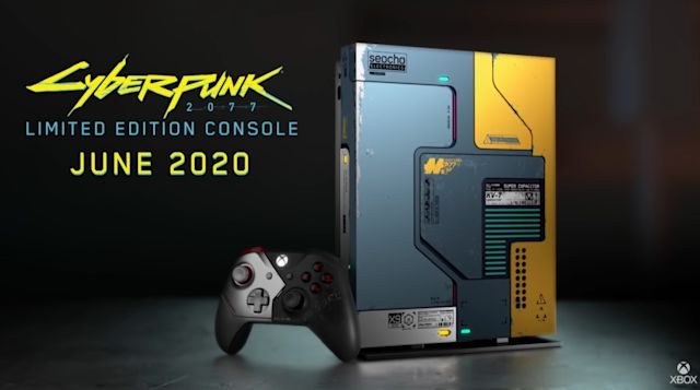 Консоль Xbox One X «Cyberpunk 2077» выйдет раньше чем игра!