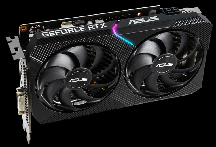 Длина ускорителей ASUS Dual GeForce RTX 2060 Mini составляет менее 200 мм