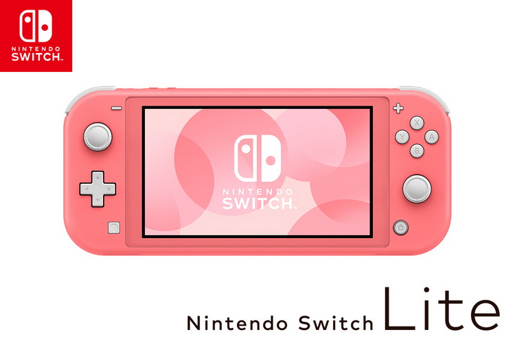 Nintendo представила Switch Lite в коралловой расцветке