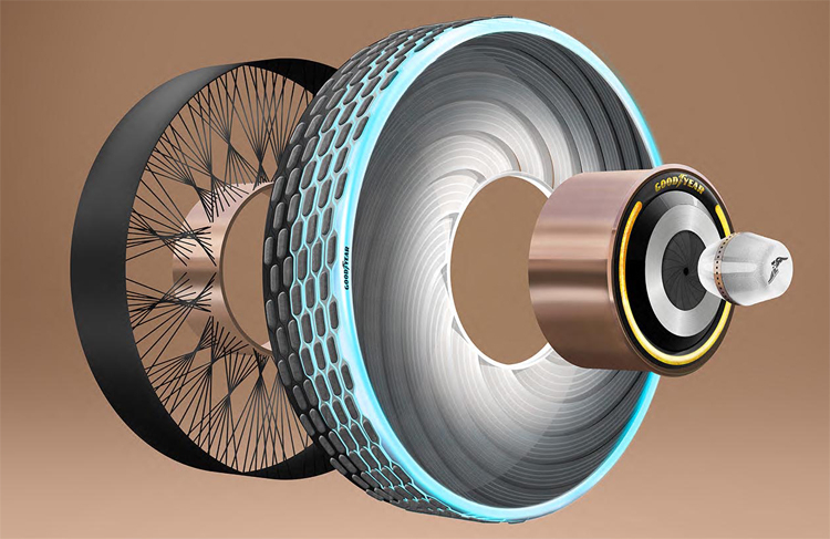 Покрышки Goodyear reCharge смогут наращивать новый протектор