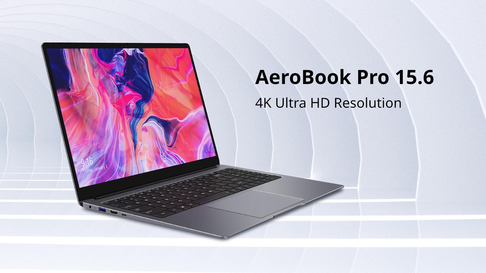 Chuwi выпустит ноутбук AeroBook Pro 15.6 с 15,6-дюймовым экраном 4K и чипом Intel Core i5 с помощью краудфандинга