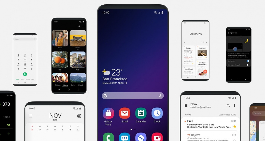 Samsung One UI 2.5 позволит использовать системные жесты в сторонних лаунчерах