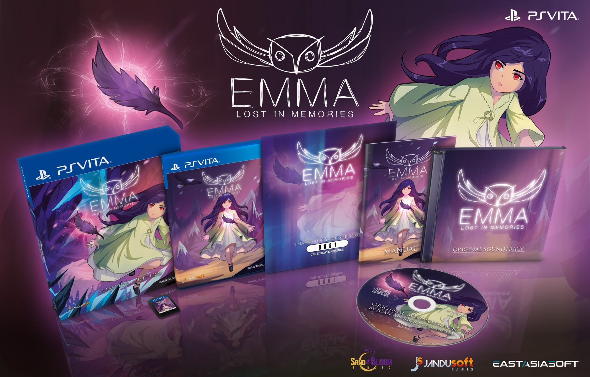 Платформер EMMA: Lost in Memories выйдет на PS4 и PS Vita в мае с ограниченным изданием