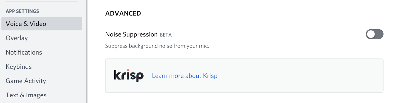 Discord запускает функцию шумоподавления на базе Krisp.ai