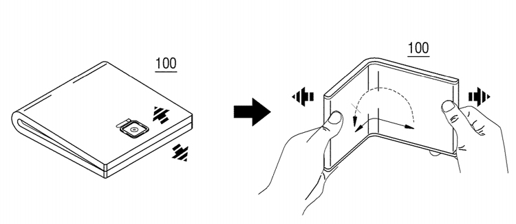 В Samsung придумали гибкий смартфон с оригинальной системой складывания