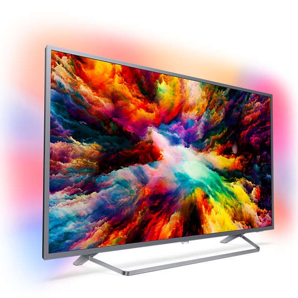 ЖК-телевизор Philips 50PUS7303/60: экран 50” на матрице VA, разрешение 4К, поддержка HDR, Android TV и фоновая подсветка Ambilight