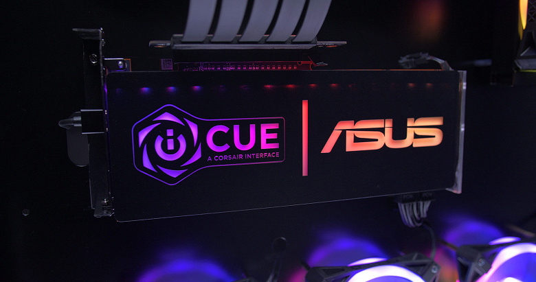 ПО Сorsair iCUE «подружили» с Asus Aura Sync