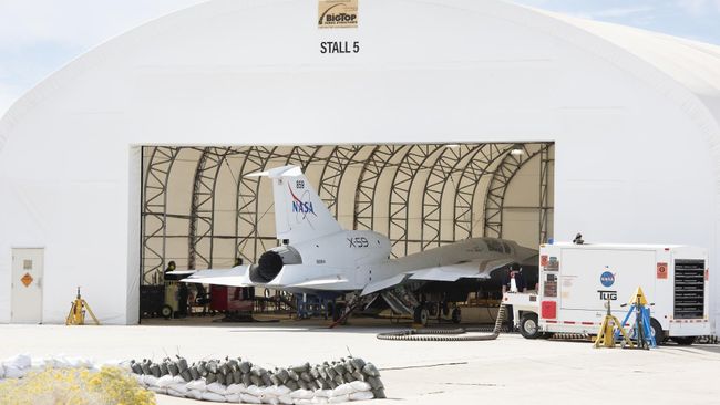 Тихий сверхзвуковой самолёт NASA X-59 готовится к первому полёту