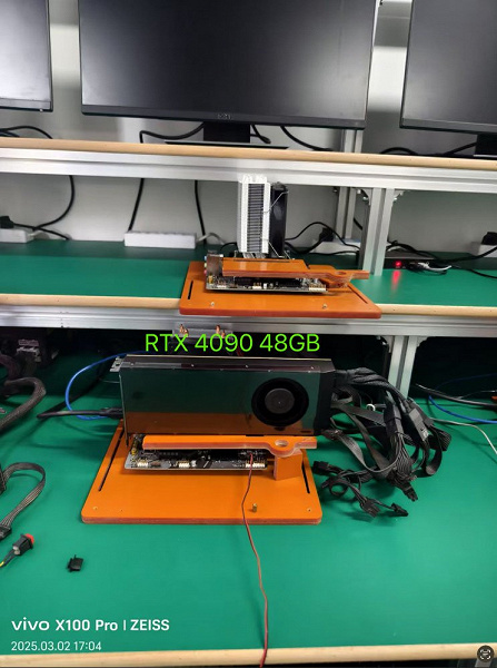 32 ГБ памяти у RTX 5090 покажутся детской игрушкой. Китайские умельцы готовят RTX 4090 с 96 ГБ памяти