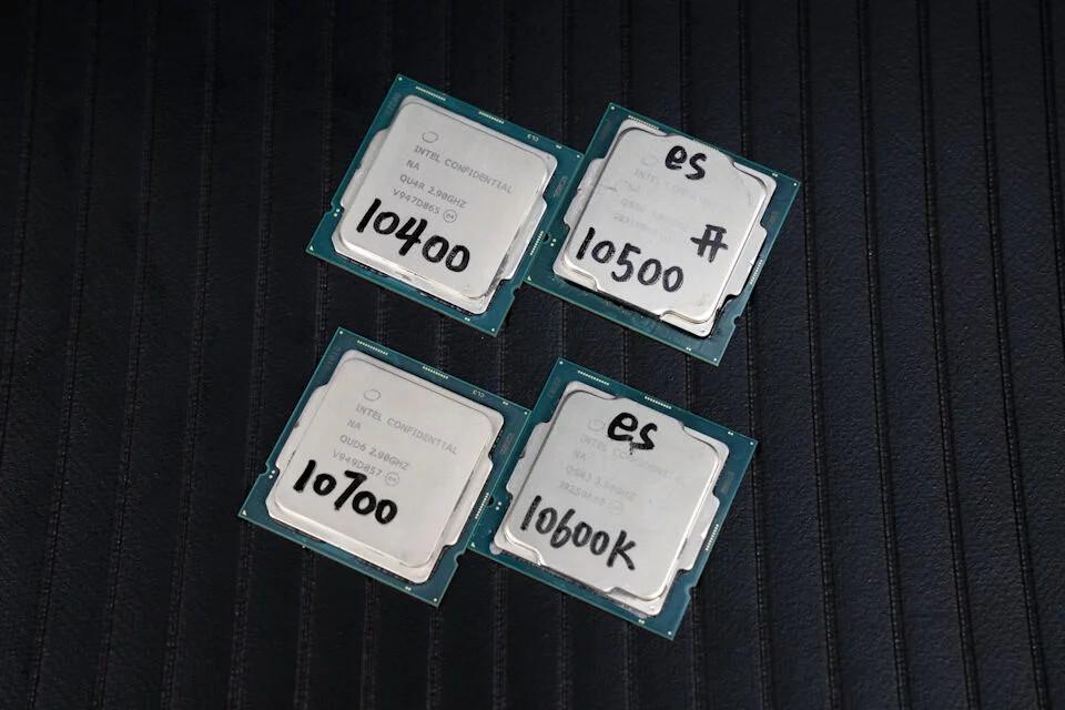 Intel Core i7-10700 показывает себя на уровне Ryzen 7 3700X, i5-10600K — 3600X