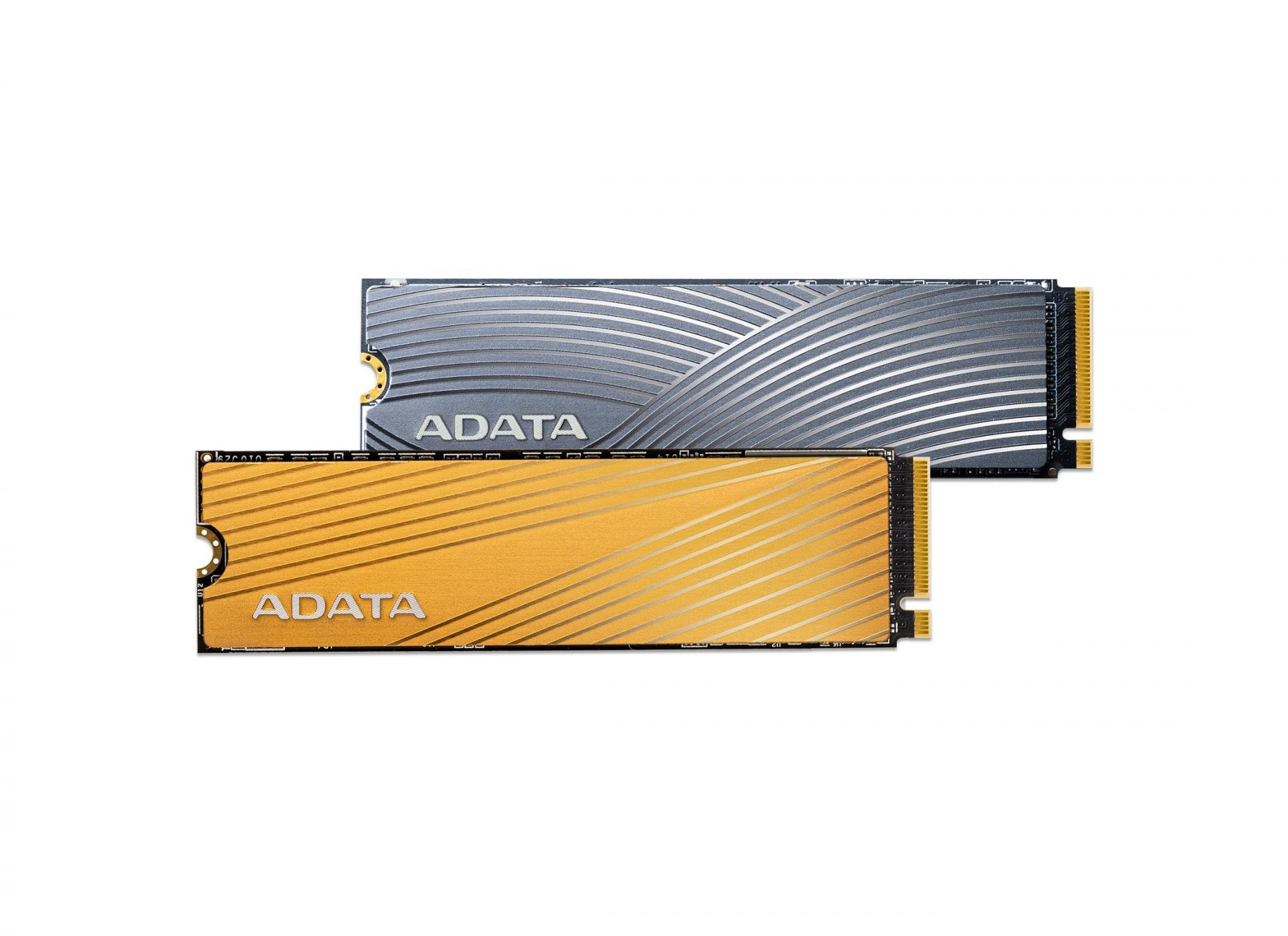 SSD Falcon и Swordfish от ADATA. Оба PCIe Gen3×4 M.2 2280