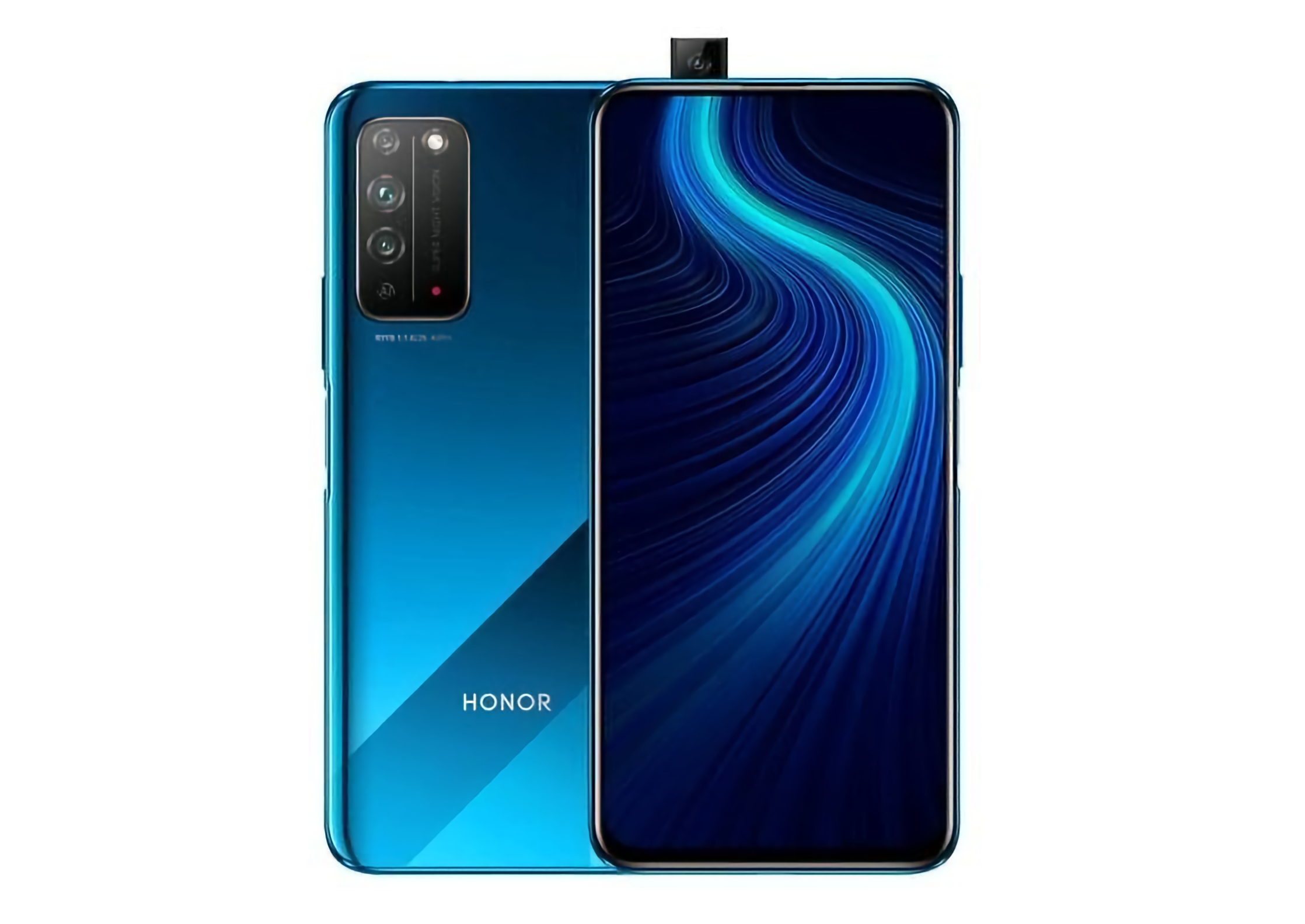 Honor X10 появился на официальных постерах с тройной основной камерой и выезжающей фронтальной