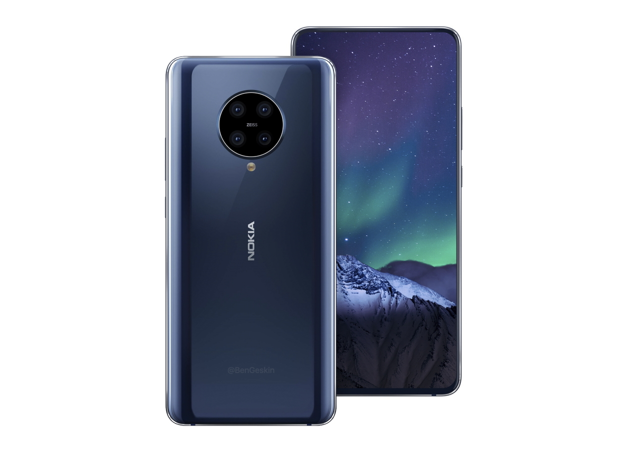 Концепт-рендеры Nokia 9.2 PureView: квадро-камера и плоский дисплей без вырезов