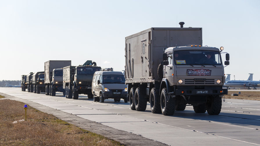 Российские военные вирусологи прошли половину 600-километрового пути в Бергамо