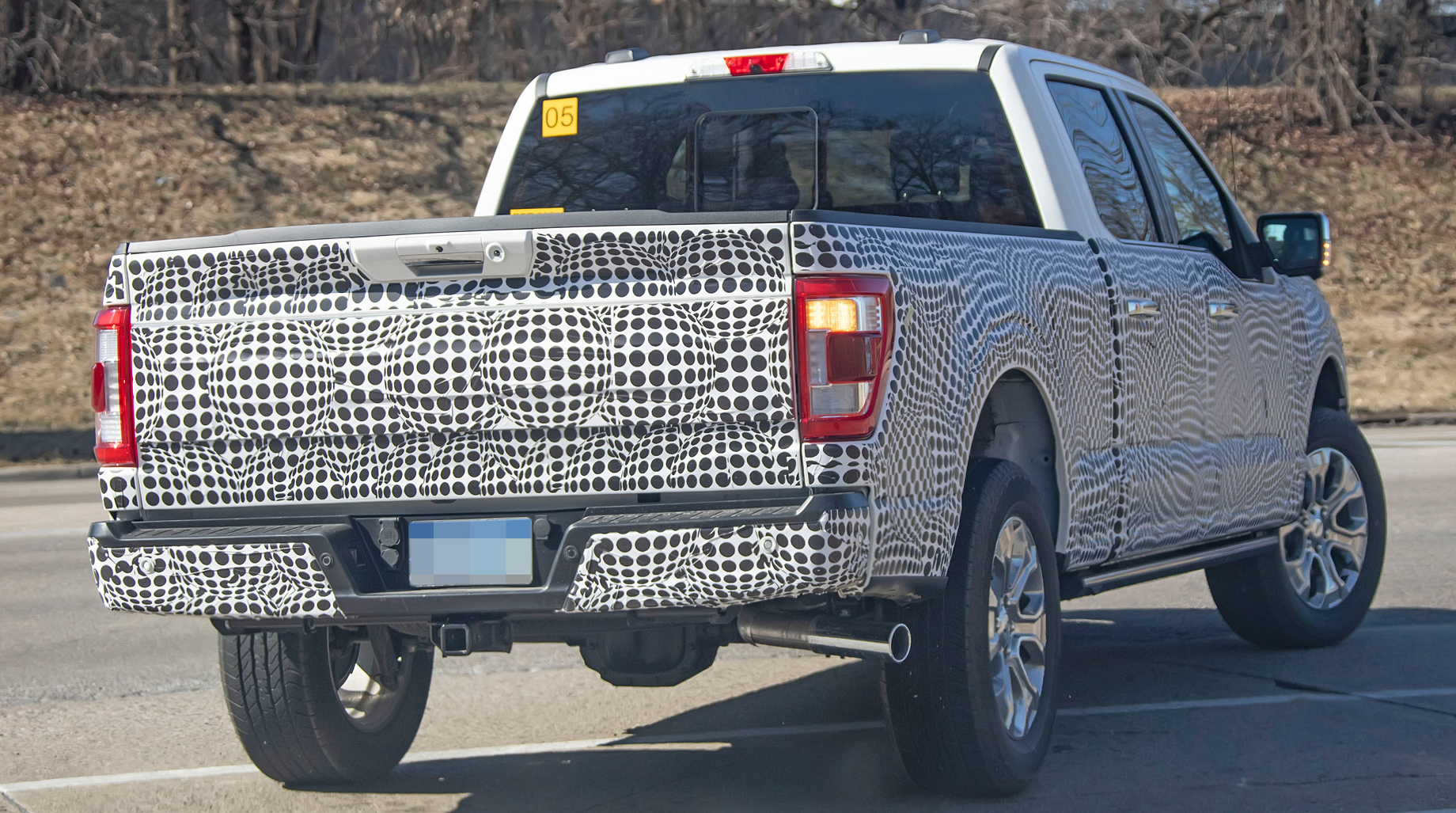 Пикап Ford F-150 почти расстался с камуфляжем