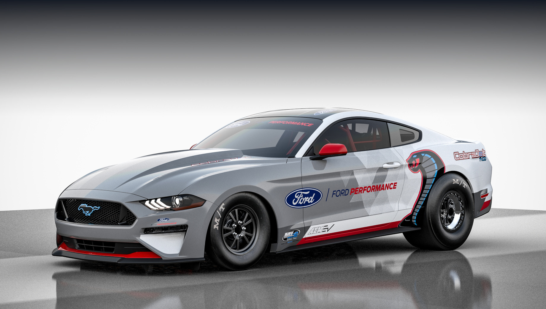 Mustang Cobra Jet 1400 стал первым электрическим дрэгстером Форда