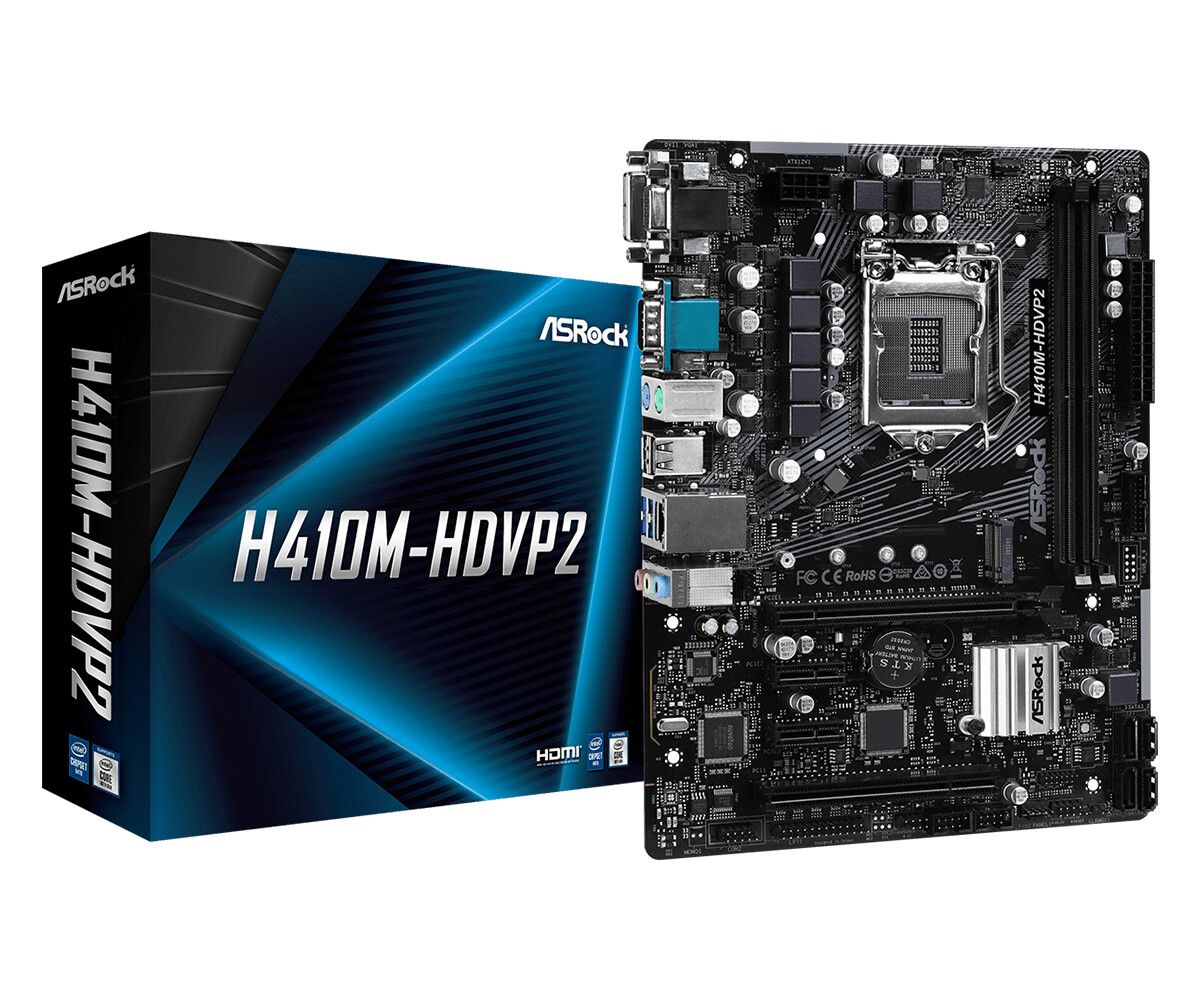 Фотографии плат ASRock на базе чипсета H410