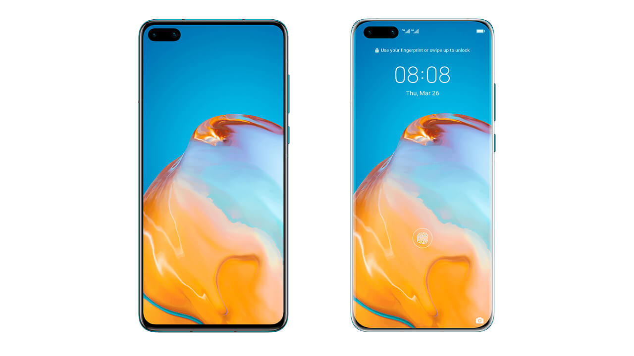 Дизайн Huawei P40 и P40 Pro полностью раскрыт