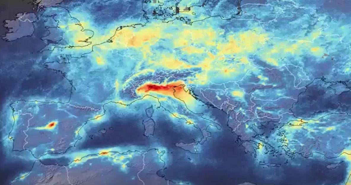 Опубликованы снимки со спутника, которые удивили тем, как карантин повлиял на экологическую ситуацию