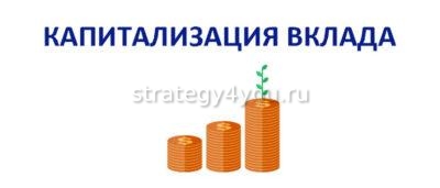 Вклады с капитализацией процентов для физических лиц: ежемесячной, ежедневной