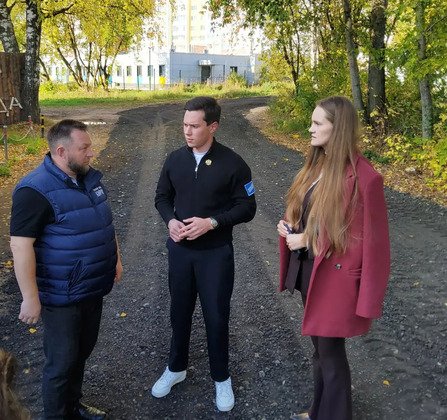 Еремей Бушмелев: Дорогу у новой детской поликлиники и Инжела привели в порядок